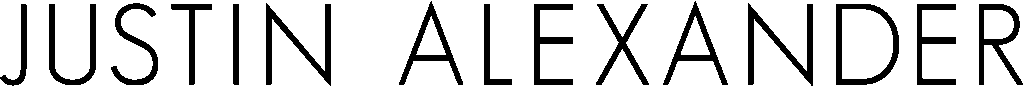 Logo vom Label Justin Alexander, welches bei Zauberbraut erhältlich ist.