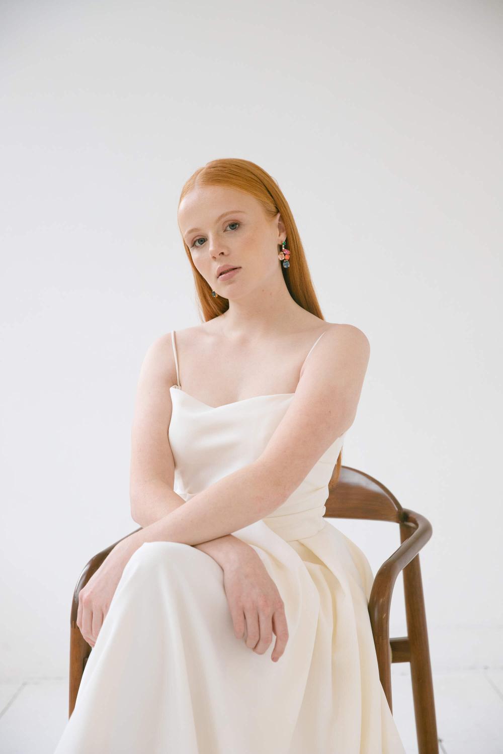 Minimalistisches Brautkleid fürs Standesamt