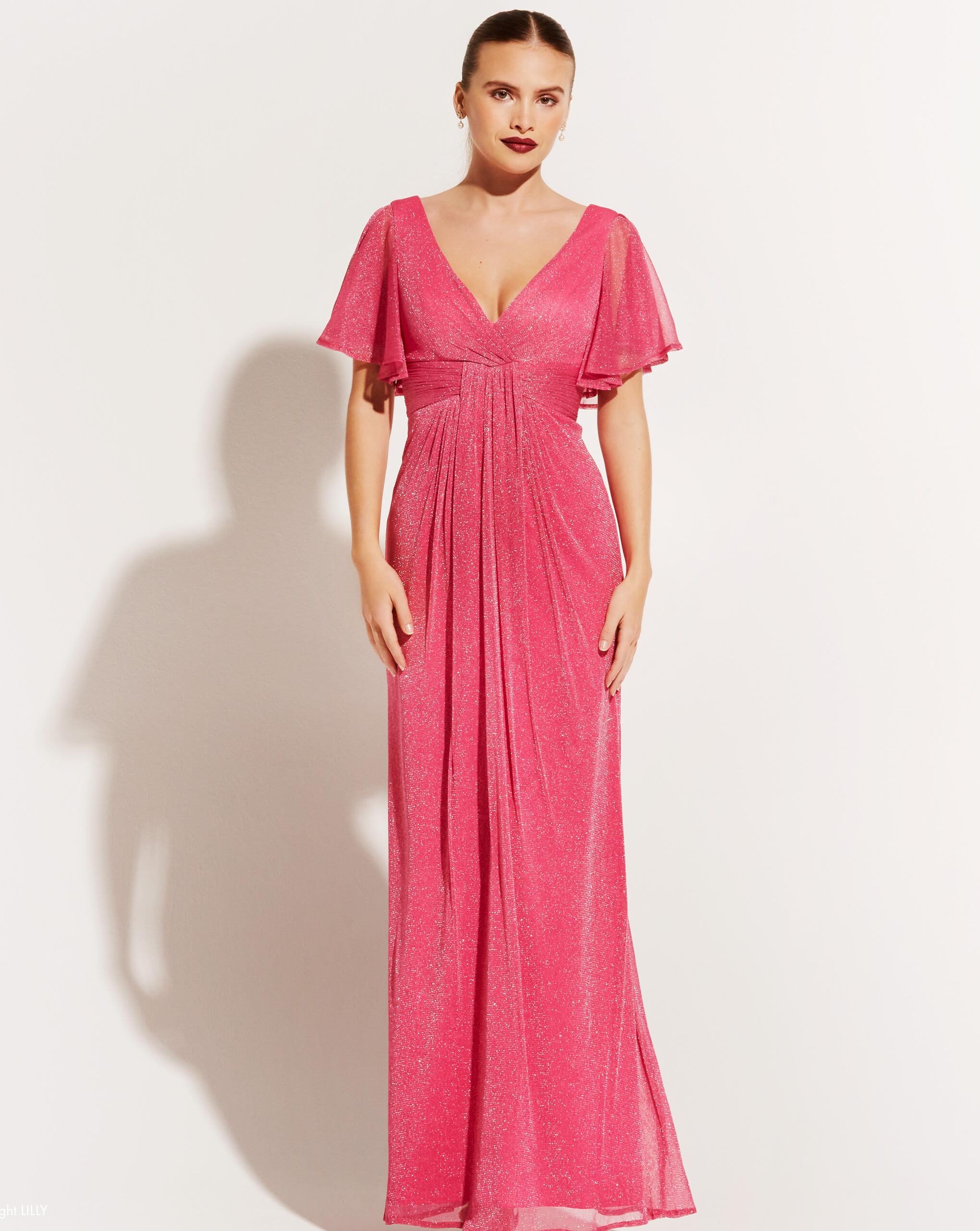 Modernes Glitzerkleid von LILLY toll geeignet für Hochzeitsgäste.