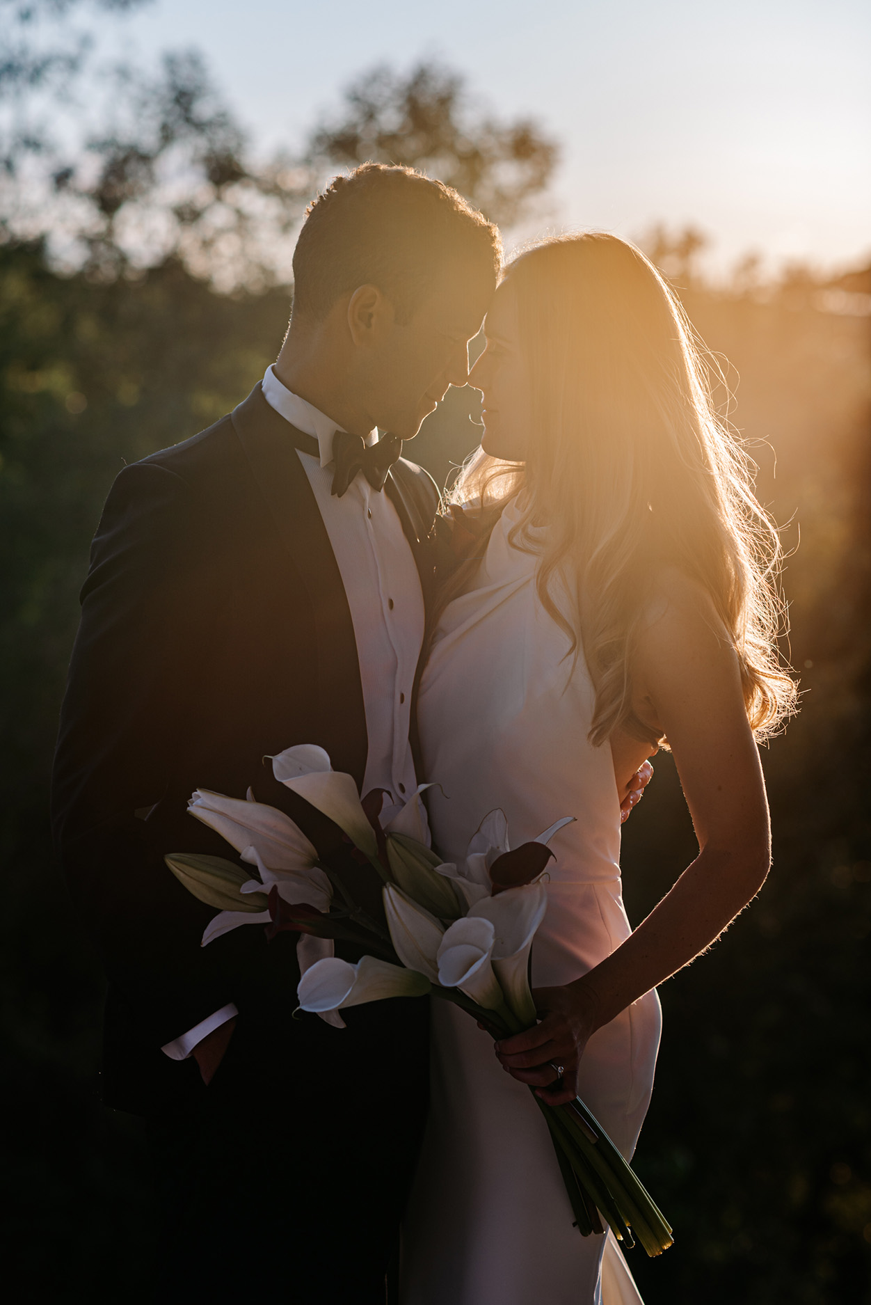 Hochzeitsfoto Close up von Ashley und Jonathann, Kundin von Zauberbraut