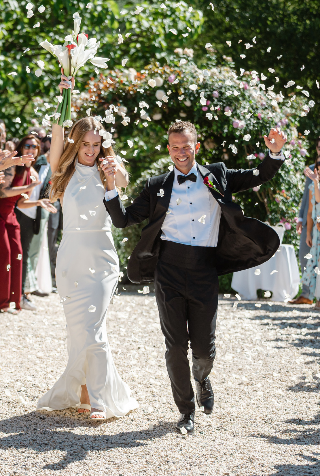 Hochzeitsfoto von Ashley und Jonathann, Kundin von Zauberbraut